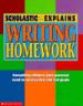 Scholastic Explains Writing Homework