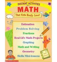 Instant Activities for Math