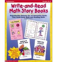 Write-and-Read Math Story Books