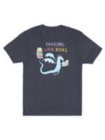 Dragons Love Books Unisex T-Shirt X-Small