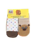 World of Eric Carle: Brown Bear, Brown Bear Baby/Toddler Socks 4-Pack - 2T-3T