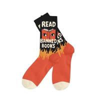 Read Banned Books Socks L