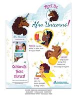 Afro Unicorn 6-Copy Prepack With Easel and Bookmarks Fall 2023