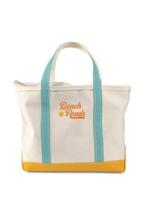 Beach Reads Zippered Boat Tote
