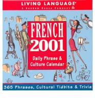 French 2001 Calendar