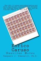 Enrico Caruso Unedited Notes