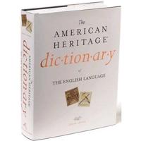 The American Heritage Dictionary of the English Language, Fourth Edition: Print and CD-ROM Edition