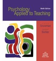 Psychology Applied to Teaching