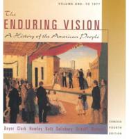 The Enduring Vision V. 1 Concise Edition