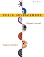 Student CD-ROM for Bukatko/Daehler's Child Development: A Thematic Approach