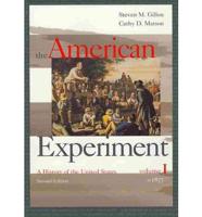 The American Experiment Vol I with Tabs