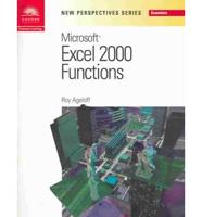 New Perspectives on Microsoft Excel 2000 Functions - Essentials