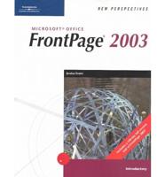 New Perspectives on Microsoft Office Frontpage 2003