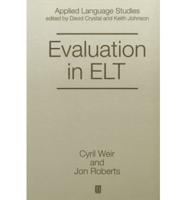 Evaluation in ELT