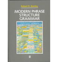 Modern Phrase Structure Grammar