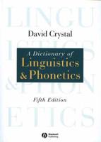 A Dictionary of Linguistics & Phonetics