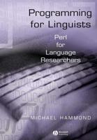 Programming for Linguists