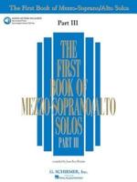First Book of Mezzo-Soprano Solos - Part III Book/Online Audio