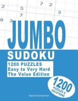Jumbo Sudoku : 1200 Puzzles with 4 Levels.
