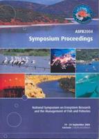 ASFB 2004 Fisheries Ecosystem Symposium