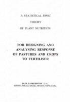 A Statistical Ionic Theory of Plant Nutrition