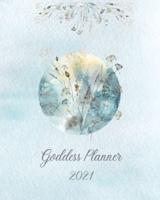 2021 Goddess Planner - Weekly, Monthly 8" x" 10" with Moon Calendar, Journal, To-Do Lists, Self-Care and Habit Tracker