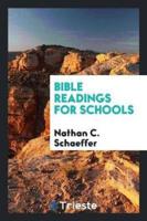 Bible Readings for Schools