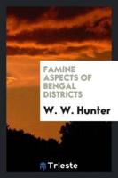 Famine aspects of Bengal districts