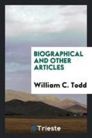 Biographical and other articles
