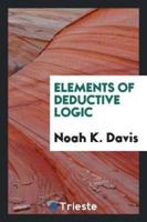 Elements of deductive logic