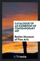 Catalogue of an exhibition of contemporary art