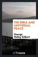 The Bible and universal peace