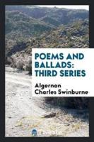 Poems and ballads: third series