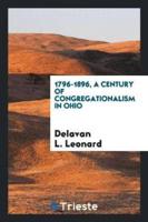 1796-1896, a Century of Congregationalism in Ohio