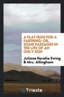 A Flat Iron for a Farthing; Or, Some Passages in the Life of an Only Son
