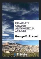 Complete Graded Arithmetic, p. 403-548