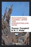 Selections from Campbell. Edited With Introduction and Notes