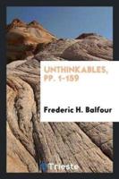 Unthinkables, pp. 1-159