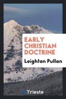 Early Christian Doctrine