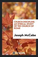 Church Discipline