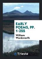 Early Poems by William Wordsworth