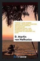 Fï¿½nfzig Jahre Innerer Mission. Festschrift Zur Feier Des Fï¿½nfzigjï¿½hrigen Bestehens Des Knabenrettungs- Und Brï¿½derhauses Auf Dem Lindenhof Zu Neinstedt Am Harz