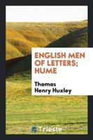 English Men of Letters; Hume