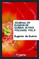 Journal of Eugénie De Guérin