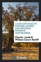 Lamb and Hazlitt