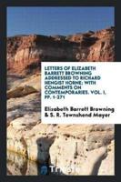 Letters of Elizabeth Barrett Browning Addressed to Richard Hengist Horne ...