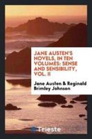 Jane Austen's Novels, In Ten Volumes: Sense and Sensibility, Vol. II
