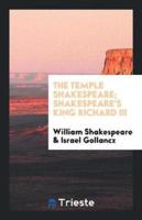 The Temple Shakespeare; Shakespeare's King Richard III