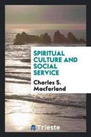 Spiritual Culture and Social Service