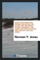 State Documents on Federal Relations